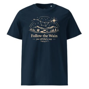 premium organic cotton t shirt (follow the wain)