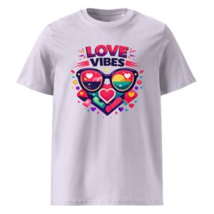 premium organic cotton t shirt (love vibes)
