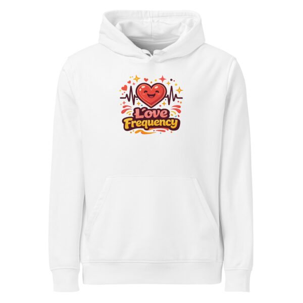 "Love frequency" Premium Midweight Organic Hoodie