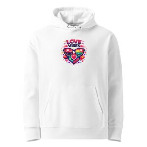"Love vibes" Super Premium Heavyweight Organic Hoodie