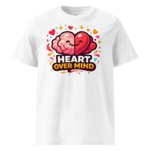 "Heart over mind" Premium Organic T-Shirt
