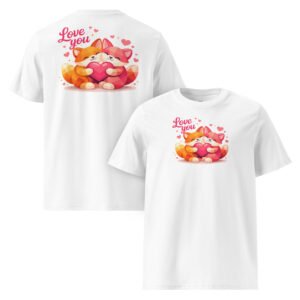 "Love you" Super Premium Double-Print T-Shirt