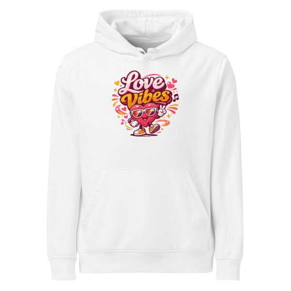 "Love vibes" Premium Midweight Organic Hoodie