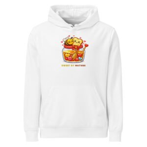 "Sweet by nature" Premium Midweight Organic Hoodie