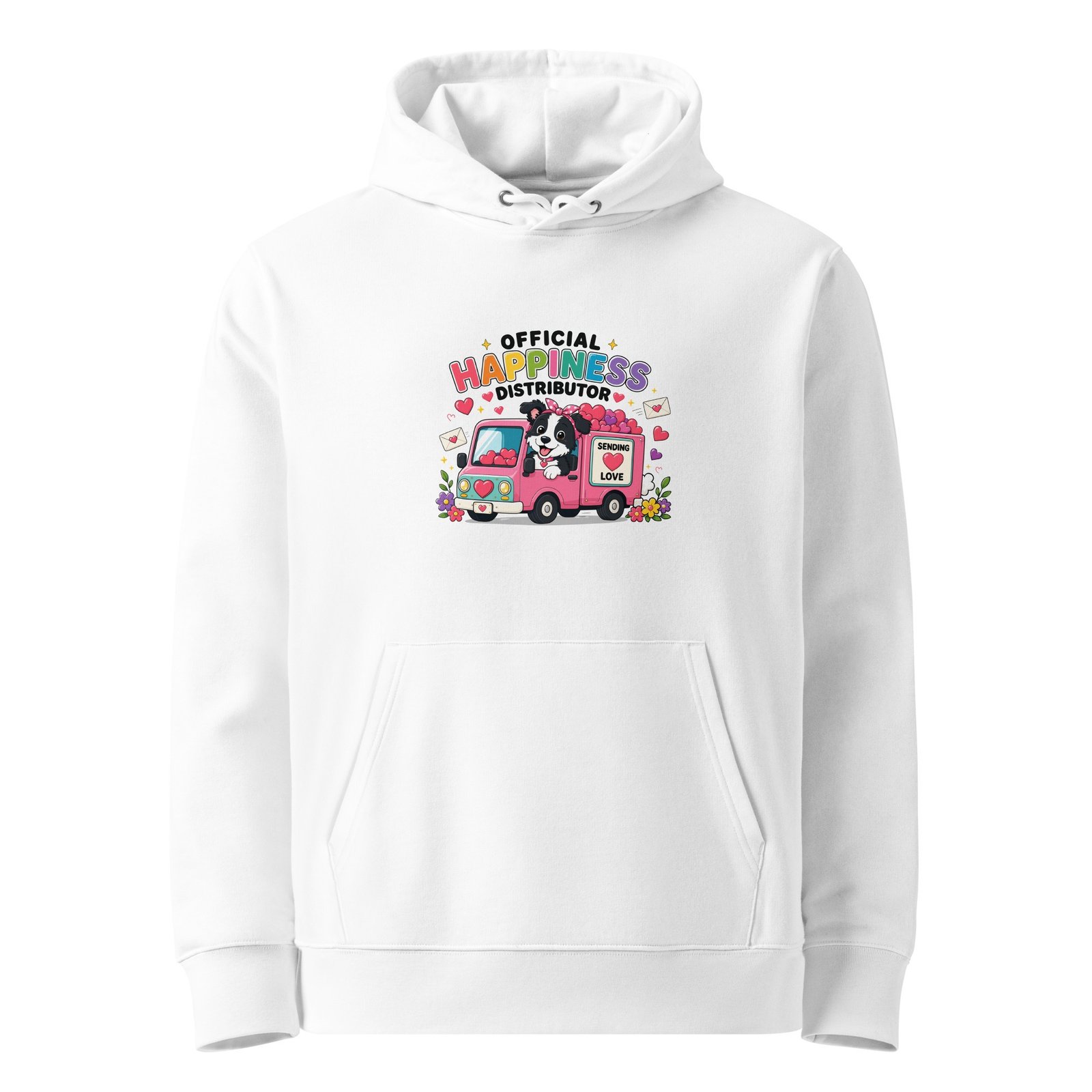 "Happiness Distributor" Super Premium Heavyweight Organic Hoodie
