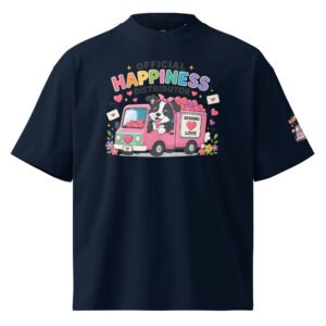unisex-organic-oversized-high-neck-blaster-2.0-t-shirt-french-navy-front-6a6f52cf998b9.jpg
